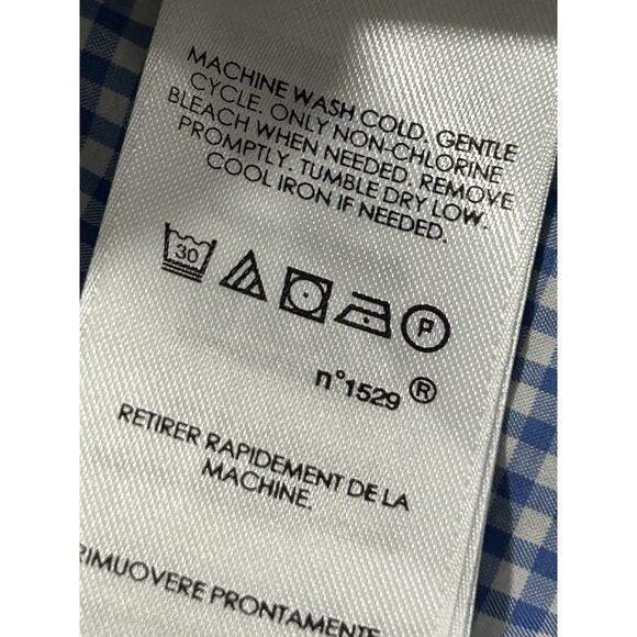 Polo Ralph Lauren Men’s M Button Down Bear All Over Print Gingham Slim Fit - Picture 7 of 9